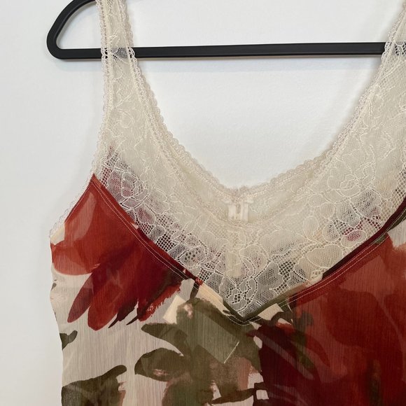 NWT Abercrombie & Fitch Floral Lace Cami Top - Picture 6 of 10